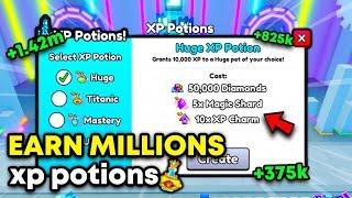 How to Earn MILLIONS OF DIAMONDS From XP POTIONS In Pet Simulator 99... (Roblox)