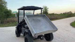 2015 CLUB CAR CARRYALL 1500 4X4 DIESEL UTV CART WITH DUMP BED