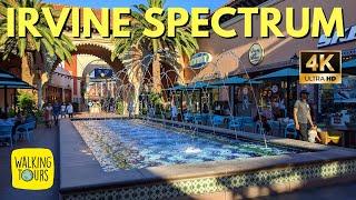 Upscale Outdoor Mall in Irvine California | 4K Walking Tour