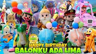 NEW 2024 ‼️ LIRIK LAGU BALONKU ADA LIMA SPECIAL BADUT LUCU DAN ONDEL ONDEL JOGET SELAMAT ULANG TAHUN