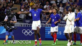 France put on late surge to defeat Egypt, move onto soccer final at Paris Olympics | NBC Sports