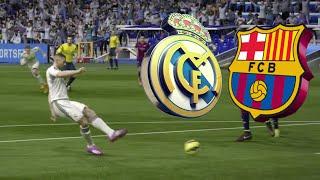 Karim Benzema Goal vs Barcelona (FIFA 15 Remake)