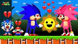 Shin Sonic and Shin Amy Adopted Mr Sun when Mario and Sonic Got Abandoned | Sad Story