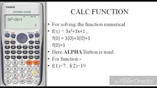 How to solve function by using calculator | Casio fx 991 es plus | The calculator King