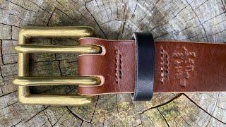 Unboxing the J&FJ Oak Bark “Conker” Harness Limited Edition Belt from Pigeon Tree Crafting!!!!