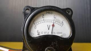 Preventing voltmeter arrow bounce with software easing