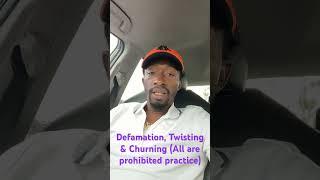 Defamation, Twisting, & Churning (All are Prohibited Practices) #creole #insurancepolicies