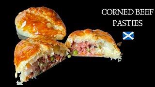 Corned Beef Pasties | Easy Scottish Recipe :)