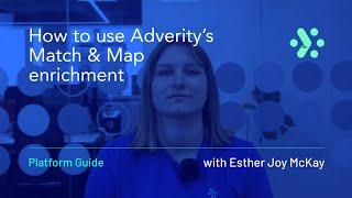 Adverity Platform Guide | How to use Adverity’s Match & Map enrichment