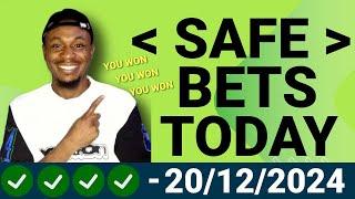 Football Prediction Today 20-12-2024 | Betting tips Today | Safe investments | Safe Odds