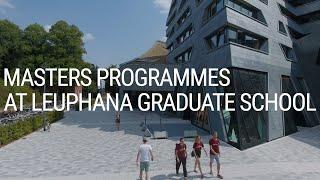 Master studieren an der Leuphana Graduate School