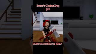 Peter's Genius Dog p11 #roblox #funny #shorts #peterroblox