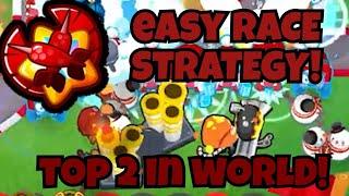 I'M TOP 2 IN THE WORLD | BTD6 EASY "THE OLYMPICS" RACE GUIDE TOP 50