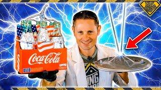 How To Make Lightning  With Coke Bottles?! The King Of Random Lightning In A Bottle Experiment