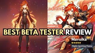 Beta Tester Review: MAVUIKA, A Game-Changing Pyro Archon & Pyro Traveler - Genshin Impact