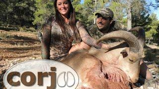 Jacine Jadreskzo hunting barbary sheep in Spain