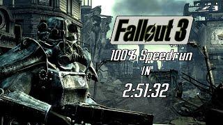 Fallout 3 All Quests / DLC Quests / All Bobbleheads Speedrun in 2:51:32