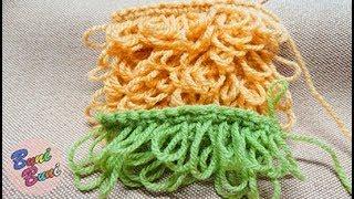 CROSETAT - Franjuri(Crochet the Loop Stitch Pattern)