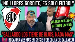 ¡IMPACTO URGENTE! PERIODISTAS BOSTEROS SUFREN BULLYING FUERTE E INTENSO + ANALISIS BOCA VS RIVER