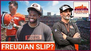 Did Kevin Stefanski accidentally reveal something about the Browns QB battle in a recent interview?