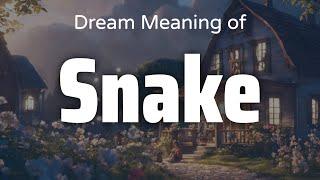 Snake Dream Meaning & Symbolism | Interpretation Psychology