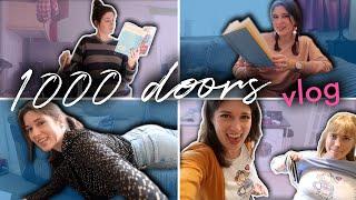 1000 doors readathon vlog | Drinking By My Shelf