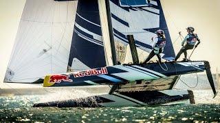 Sailing the "Flying Phantom" Catamaran - Red Bull Foiling Generation