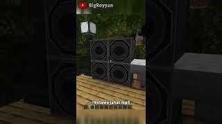 BigRoyyan Bangunin Villager Sahur Di Minecraft#shorts