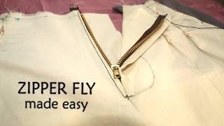 Sewing Technique - Zipper Fly | Alex Marie