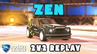 zen Ranked 2v2 POV #583 - Rocket League Replays