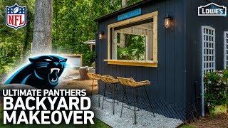 NFL Homegating Makeover: Carolina Panthers (w/ Monica from The Weekender)