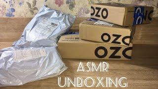 ASMR Распаковка 7 посылок OZON и AliExpress АСМР Unboxing С ШЁПОТОМ