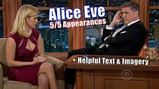 Alice Eve - Do Animals Have Free Will? - 5/5 Appearances on Craig Ferguson [Best Q]