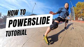 How to Powerslide on Roller Skates | Tutorial