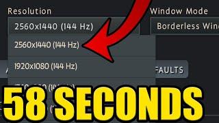 DEADLOCK HOW to CHANGE RESOLUTION UPDATED