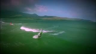 Maharees Brandon Bay Drone Windsurf Vid 2017