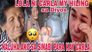 LOLA NI CARLA MAG ISA SA LUMANG BAHAY NILA  | NAAWA AKO MAY SAKIT PALA