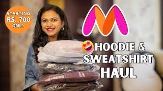 Hoodies & Sweatshirts: Best Myntra Winter Wear Haul