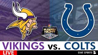 Vikings vs. Colts Live Streaming Scoreboard, Play-By-Play, Highlights & Stats | NFL Week 9 On NBC