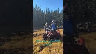 570 walking a hole #canam #570 #offroad #offroadatv #skeg #skegtober#Saskatchewan