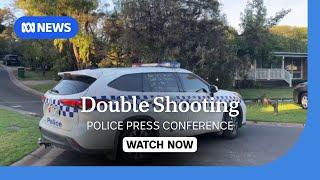 IN FULL: Victoria Police speak amid fatal double shooting and manhunt | ABC NEWS