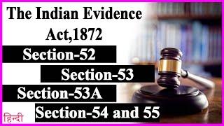 [Section-52 - Section-55] The Indian Evidence Act,1872 ll LAW ll (Hindi/English)