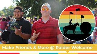 Make Friends & More @ Raider Welcome | Programs & Events | Texas Tech Student Engagement