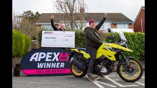 Apex 66 Winner - Colin Prosser wins this Suzuki V-Strom