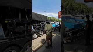 Movie making Jomtien beach road
