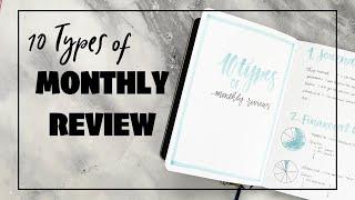 10 Types of Monthly Reviews
