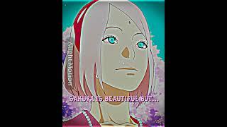 Sakura is beautiful but... #shorts #edit #anime #hinata #fypシ