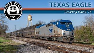 Amtrak Texas Eagle Departing Temple, TX