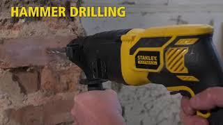 STANLEY® EMEA-ANZ | STANLEY® FATMAX® 750W 1.8J SDS-Plus Pneumatic Hammer Drill with Kit box