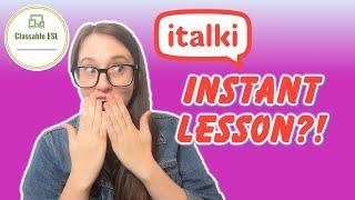 Can you really get booked through italki instant lesson? | italki teacher update #2